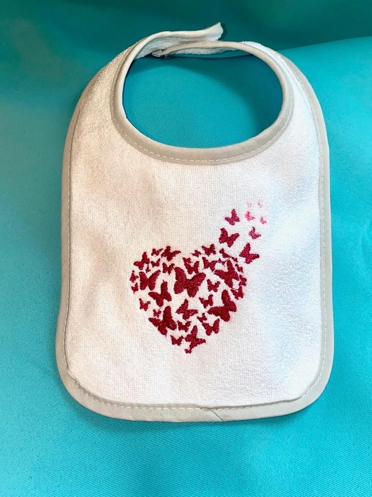 Baby Bib and Burp Cloth