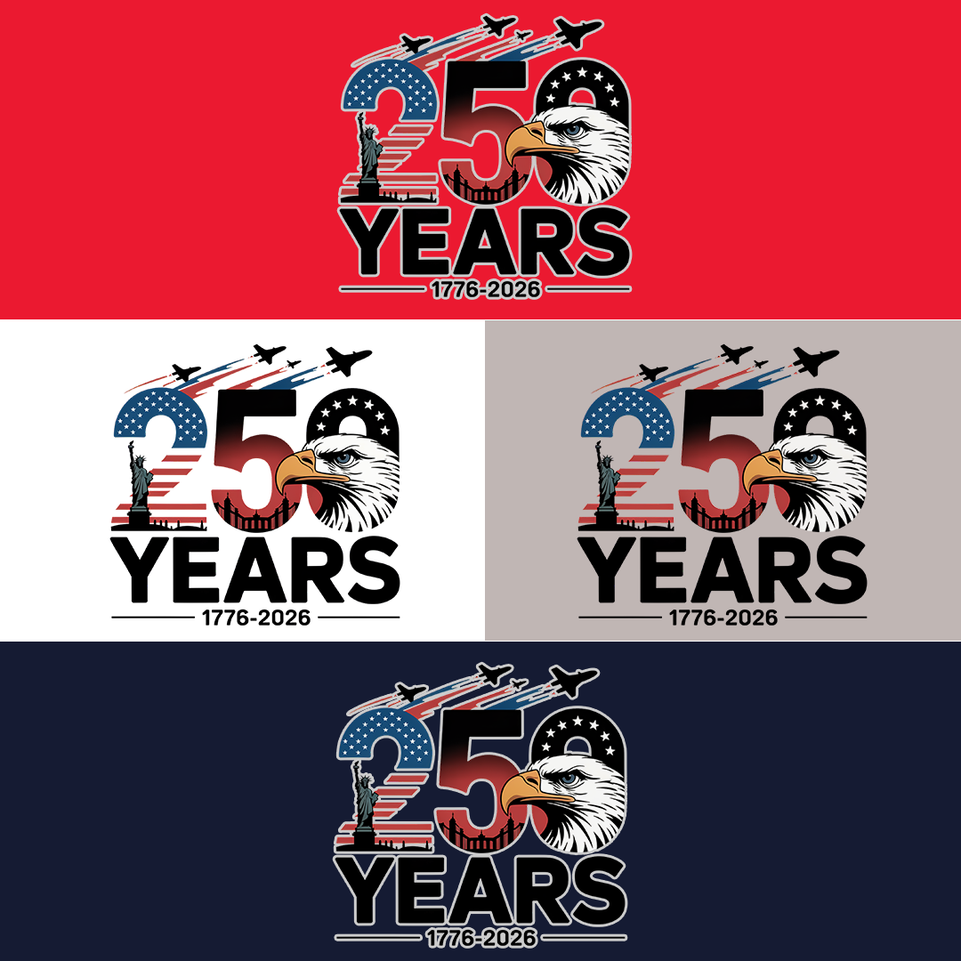 USA 250 Years Semicentennial T-Shirt | America’s historic 250th Patriotic Anniversary Tee