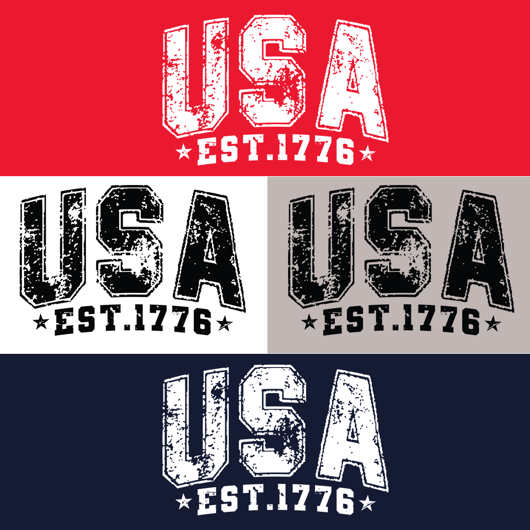Retro USA Est. 1776 Vintage T-Shirt | Classic Patriotic American Tee
