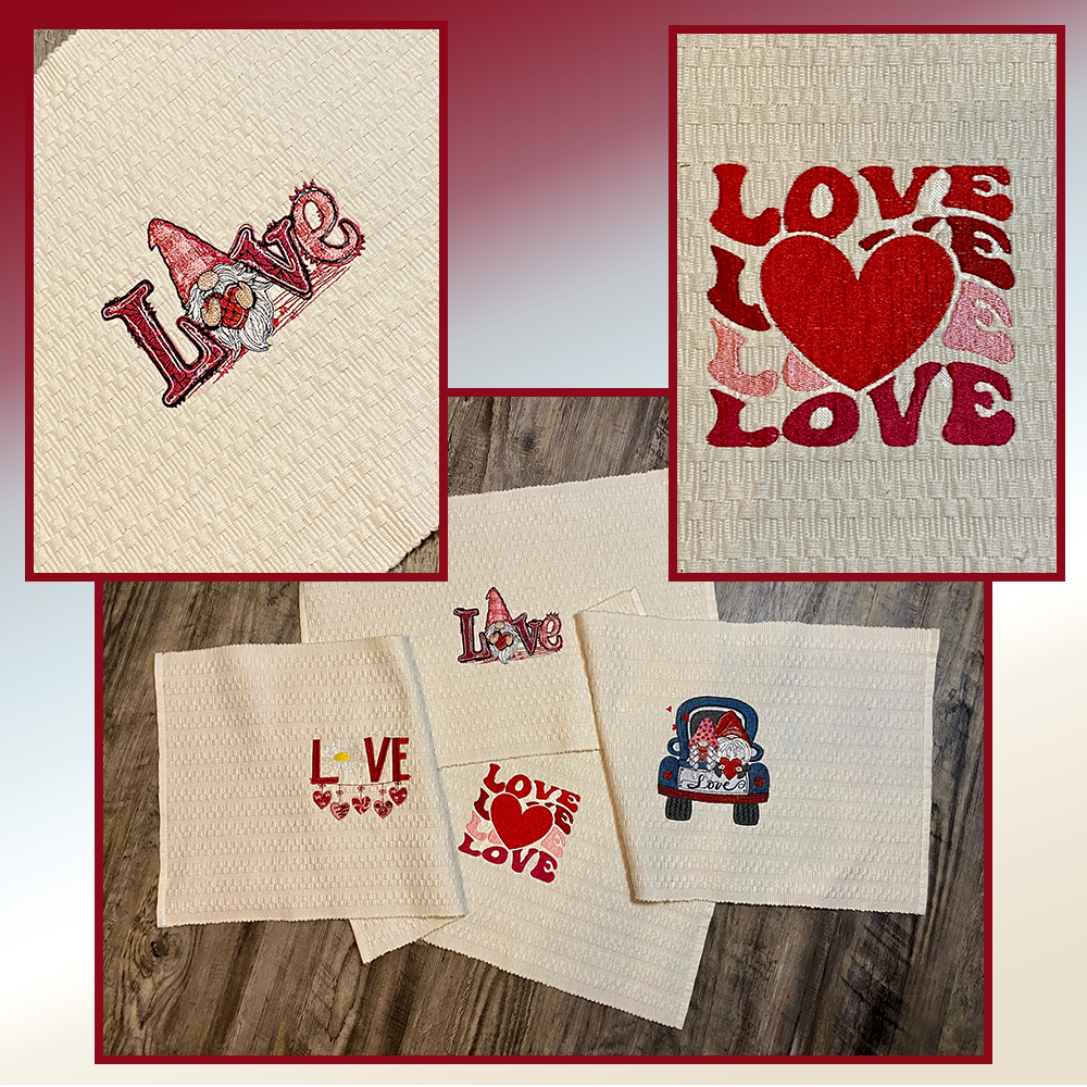 Embroidered Placemats 13" x 19"