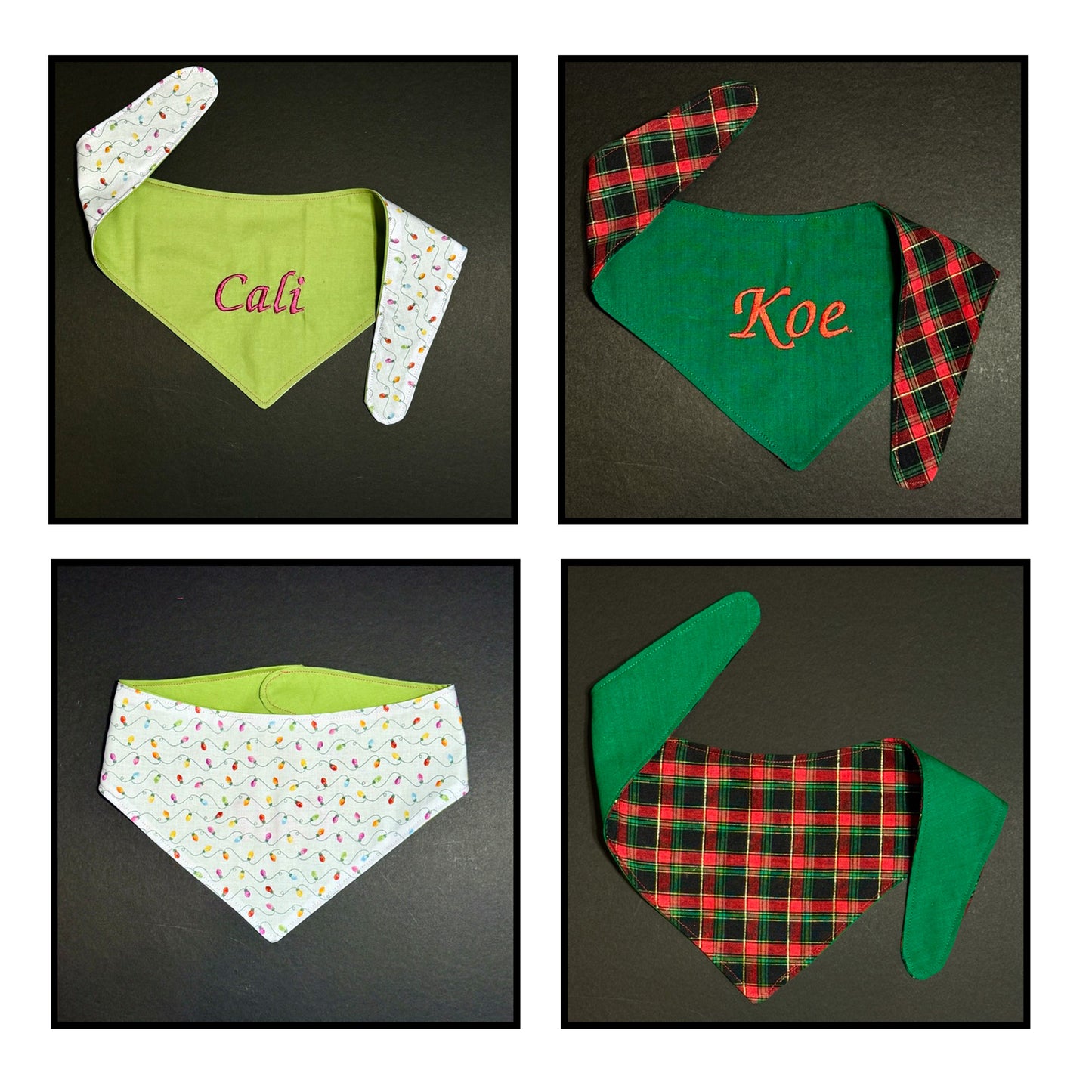 Festive Pets - Customized Christmas & Hanukkah Pet Bandanas